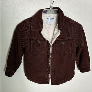 Old Navy Dark Brown Kids Corduroy Jacket